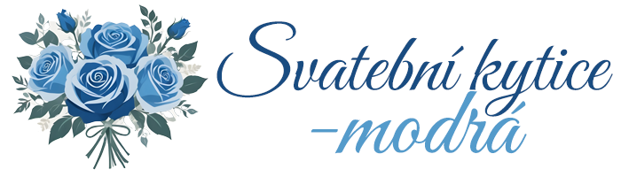 Svatební kytice -modrá Logo2